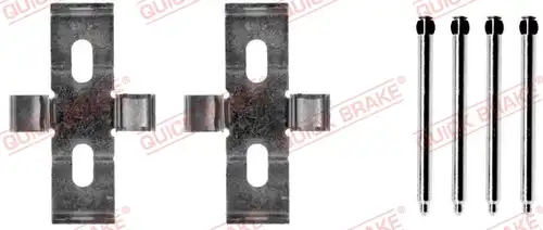 комплект принадлежности, дискови накладки QUICK BRAKE 109-1248