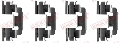 комплект принадлежности, дискови накладки QUICK BRAKE 109-1249