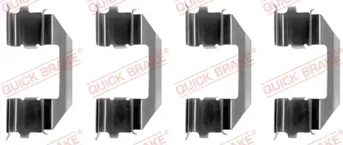 комплект принадлежности, дискови накладки QUICK BRAKE 109-1258