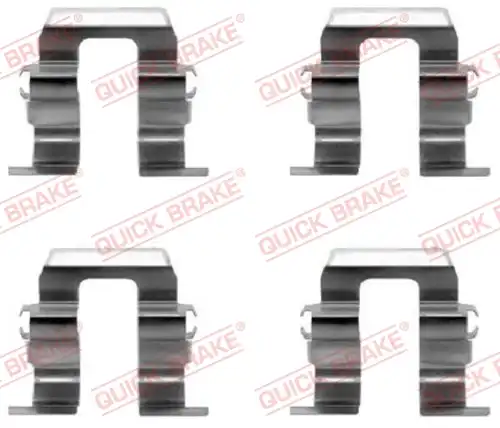 комплект принадлежности, дискови накладки QUICK BRAKE 109-1259