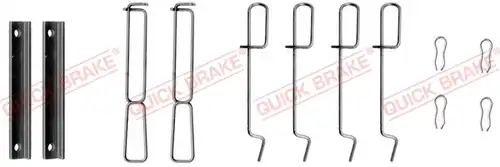 комплект принадлежности, дискови накладки QUICK BRAKE 109-1265