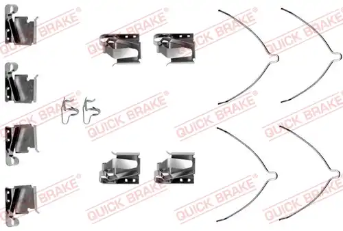 комплект принадлежности, дискови накладки QUICK BRAKE 109-1268