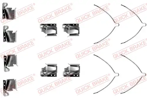 комплект принадлежности, дискови накладки QUICK BRAKE 109-1269