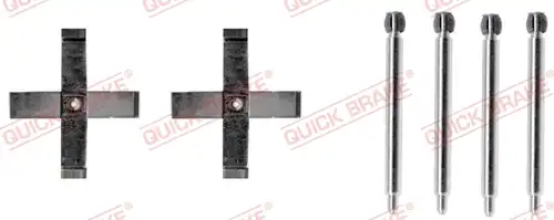 комплект принадлежности, дискови накладки QUICK BRAKE 109-1271