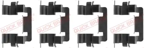 комплект принадлежности, дискови накладки QUICK BRAKE 109-1278