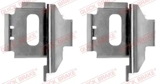 комплект принадлежности, дискови накладки QUICK BRAKE 109-1283