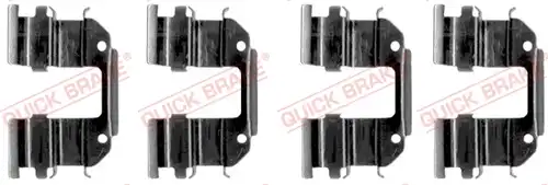 комплект принадлежности, дискови накладки QUICK BRAKE 109-1285