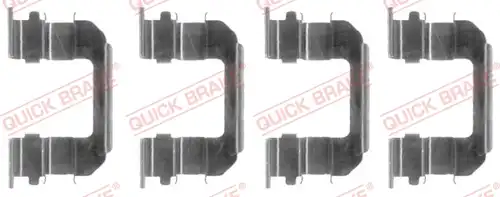 комплект принадлежности, дискови накладки QUICK BRAKE 109-1287