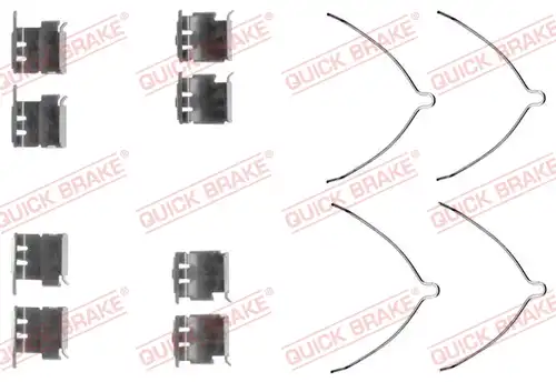комплект принадлежности, дискови накладки QUICK BRAKE 109-1289