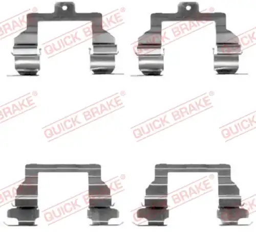 комплект принадлежности, дискови накладки QUICK BRAKE 109-1291