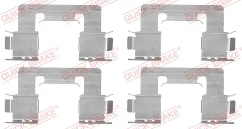 комплект принадлежности, дискови накладки QUICK BRAKE 109-1294