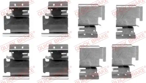 комплект принадлежности, дискови накладки QUICK BRAKE 109-1298