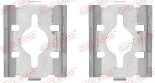 комплект принадлежности, дискови накладки QUICK BRAKE 109-1600