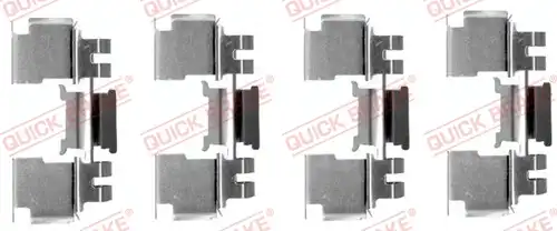 комплект принадлежности, дискови накладки QUICK BRAKE 109-1621