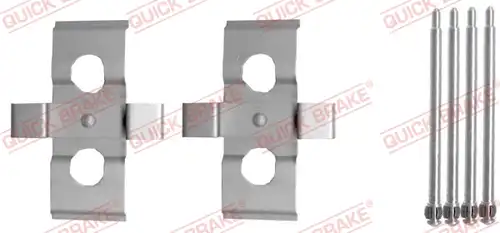 комплект принадлежности, дискови накладки QUICK BRAKE 109-1635