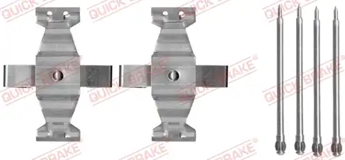 комплект принадлежности, дискови накладки QUICK BRAKE 109-1636