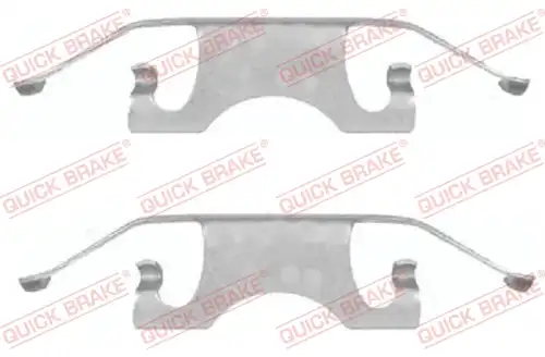 комплект принадлежности, дискови накладки QUICK BRAKE 109-1640