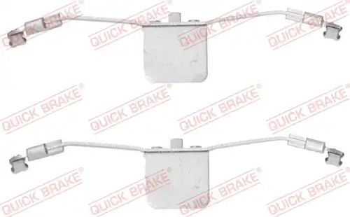 комплект принадлежности, дискови накладки QUICK BRAKE 109-1641