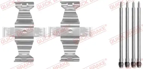 комплект принадлежности, дискови накладки QUICK BRAKE 109-1643