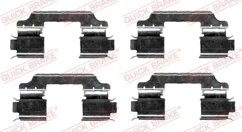 комплект принадлежности, дискови накладки QUICK BRAKE 109-1654