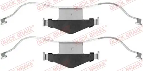 комплект принадлежности, дискови накладки QUICK BRAKE 109-1659