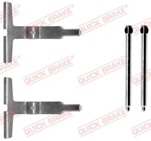комплект принадлежности, дискови накладки QUICK BRAKE 109-1661