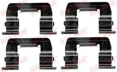 комплект принадлежности, дискови накладки QUICK BRAKE 109-1668