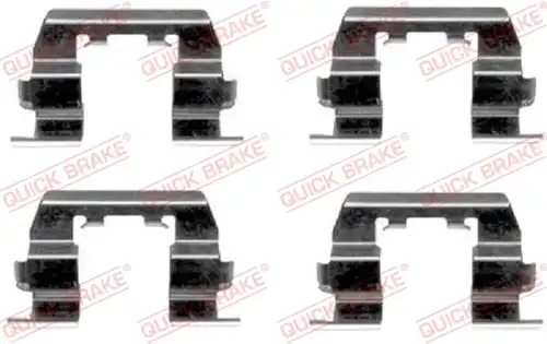 комплект принадлежности, дискови накладки QUICK BRAKE 109-1669