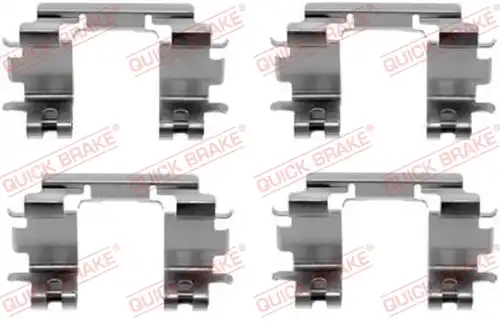 комплект принадлежности, дискови накладки QUICK BRAKE 109-1670