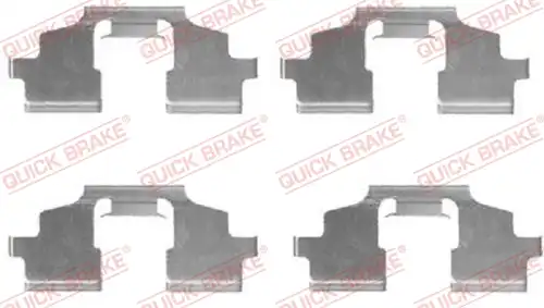 комплект принадлежности, дискови накладки QUICK BRAKE 109-1675