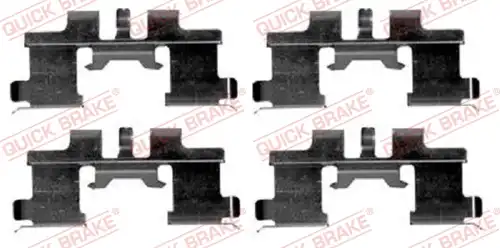 комплект принадлежности, дискови накладки QUICK BRAKE 109-1677