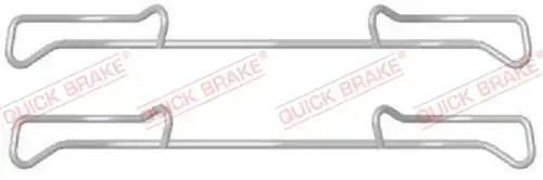 комплект принадлежности, дискови накладки QUICK BRAKE 109-1678