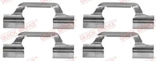 комплект принадлежности, дискови накладки QUICK BRAKE 109-1685