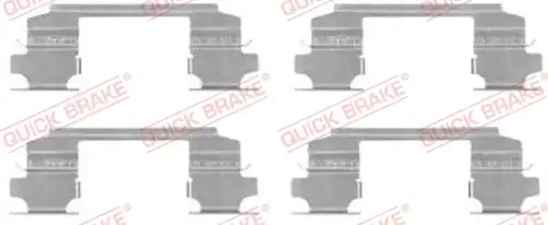 комплект принадлежности, дискови накладки QUICK BRAKE 109-1686
