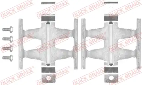 комплект принадлежности, дискови накладки QUICK BRAKE 109-1687
