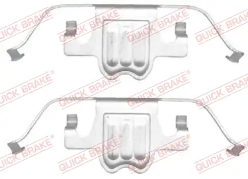 комплект принадлежности, дискови накладки QUICK BRAKE 109-1695