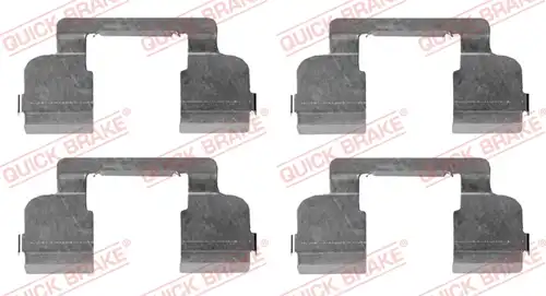 комплект принадлежности, дискови накладки QUICK BRAKE 109-1698