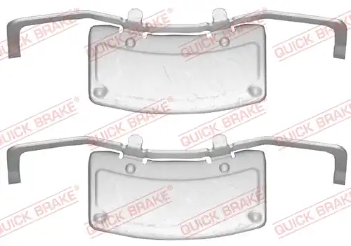 комплект принадлежности, дискови накладки QUICK BRAKE 109-1706
