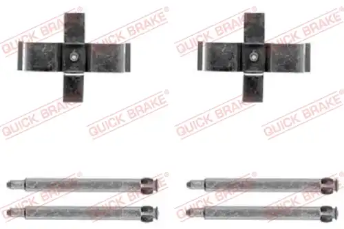 комплект принадлежности, дискови накладки QUICK BRAKE 109-1713