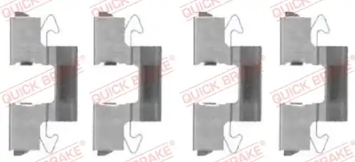 комплект принадлежности, дискови накладки QUICK BRAKE 109-1714