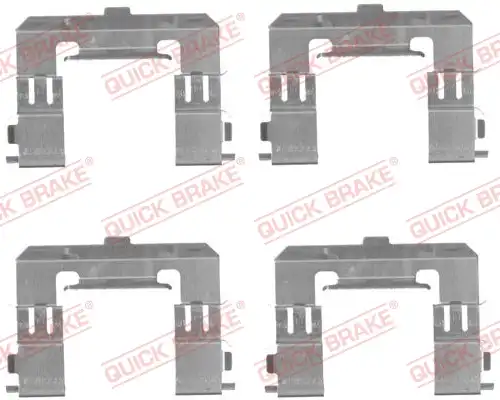 комплект принадлежности, дискови накладки QUICK BRAKE 109-1715