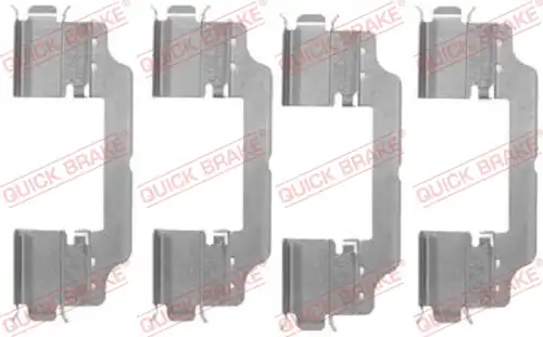 комплект принадлежности, дискови накладки QUICK BRAKE 109-1716