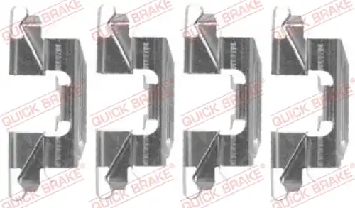 комплект принадлежности, дискови накладки QUICK BRAKE 109-1720