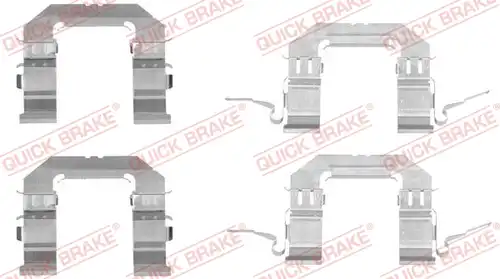 комплект принадлежности, дискови накладки QUICK BRAKE 109-1722