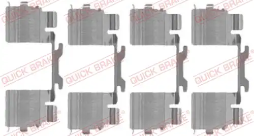 комплект принадлежности, дискови накладки QUICK BRAKE 109-1725