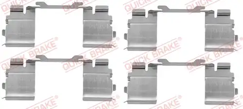 комплект принадлежности, дискови накладки QUICK BRAKE 109-1730