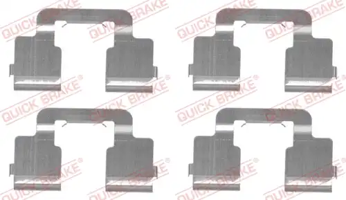 комплект принадлежности, дискови накладки QUICK BRAKE 109-1733
