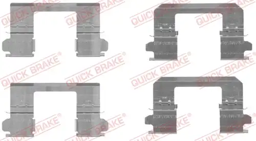 комплект принадлежности, дискови накладки QUICK BRAKE 109-1736