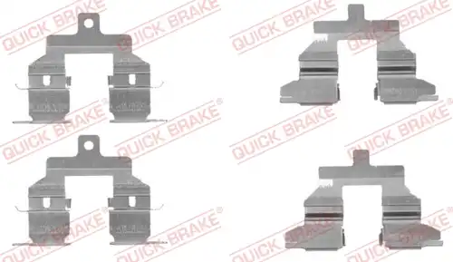 комплект принадлежности, дискови накладки QUICK BRAKE 109-1737