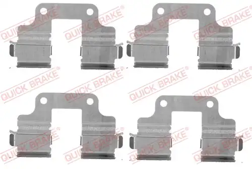 комплект принадлежности, дискови накладки QUICK BRAKE 109-1739